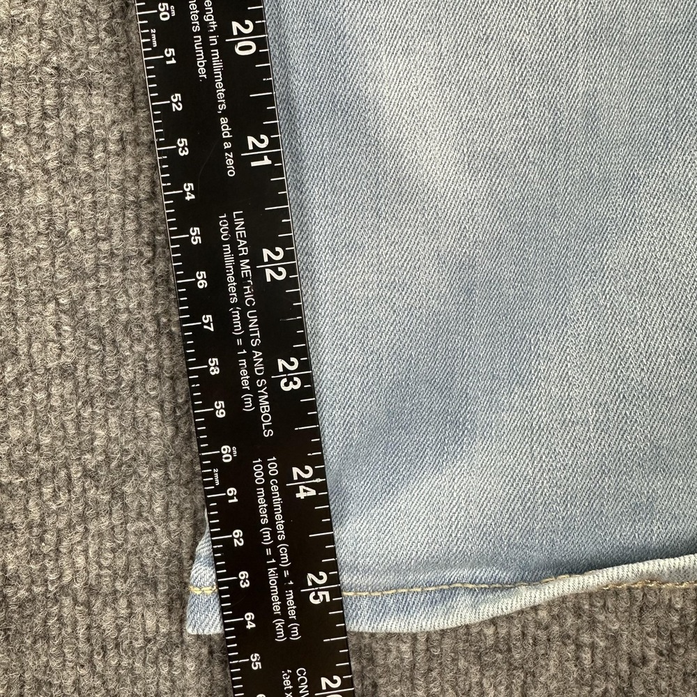 Old Navy Jeans Womens 16 Regular Light Wash Flare Crop Mid Rise Stretch Denim - Picture 8 of 14